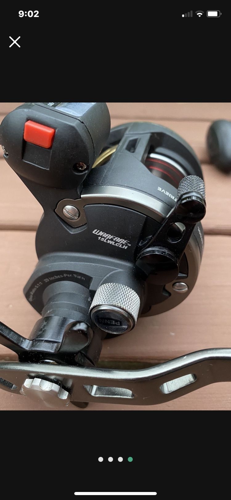 2 penn Warfare Line Counter Reels