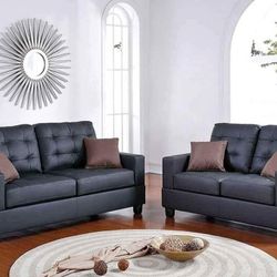 BRAND NEW 2PC SOFA AND LOVE SEAT WITH ACCENT PILLOWS INCLUDED $499