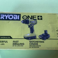 Ryobi 18v 1/2” Drill/Driver Kit