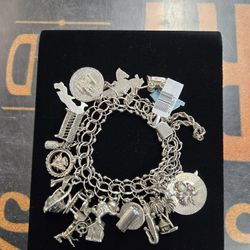 Silver Charm Bracelet 