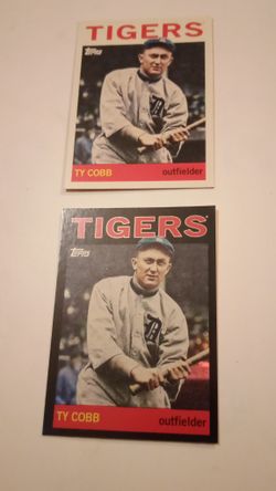 Ty Cobb (2025) Baseball Trading Cards 2pc