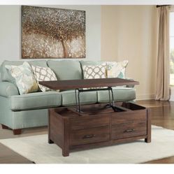 Ismay Solid Wood Coffee Table