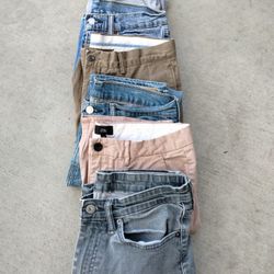 Bundle of Mens (4) Pants (2) Shorts Size 32x32