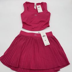 Womens Alo Skirt Set 