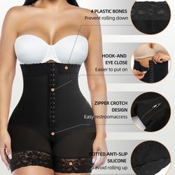 YIANNA Faja Colombiana Tummy Control Body Shape Shapewear 