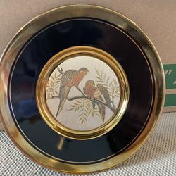 Vintage Art Of Chokin Decorative Plate