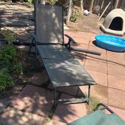 Adjustable Lower Patio Lounge Chair 