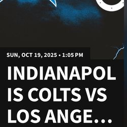 Chargers Vs Colts