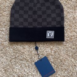 Lv black beanie