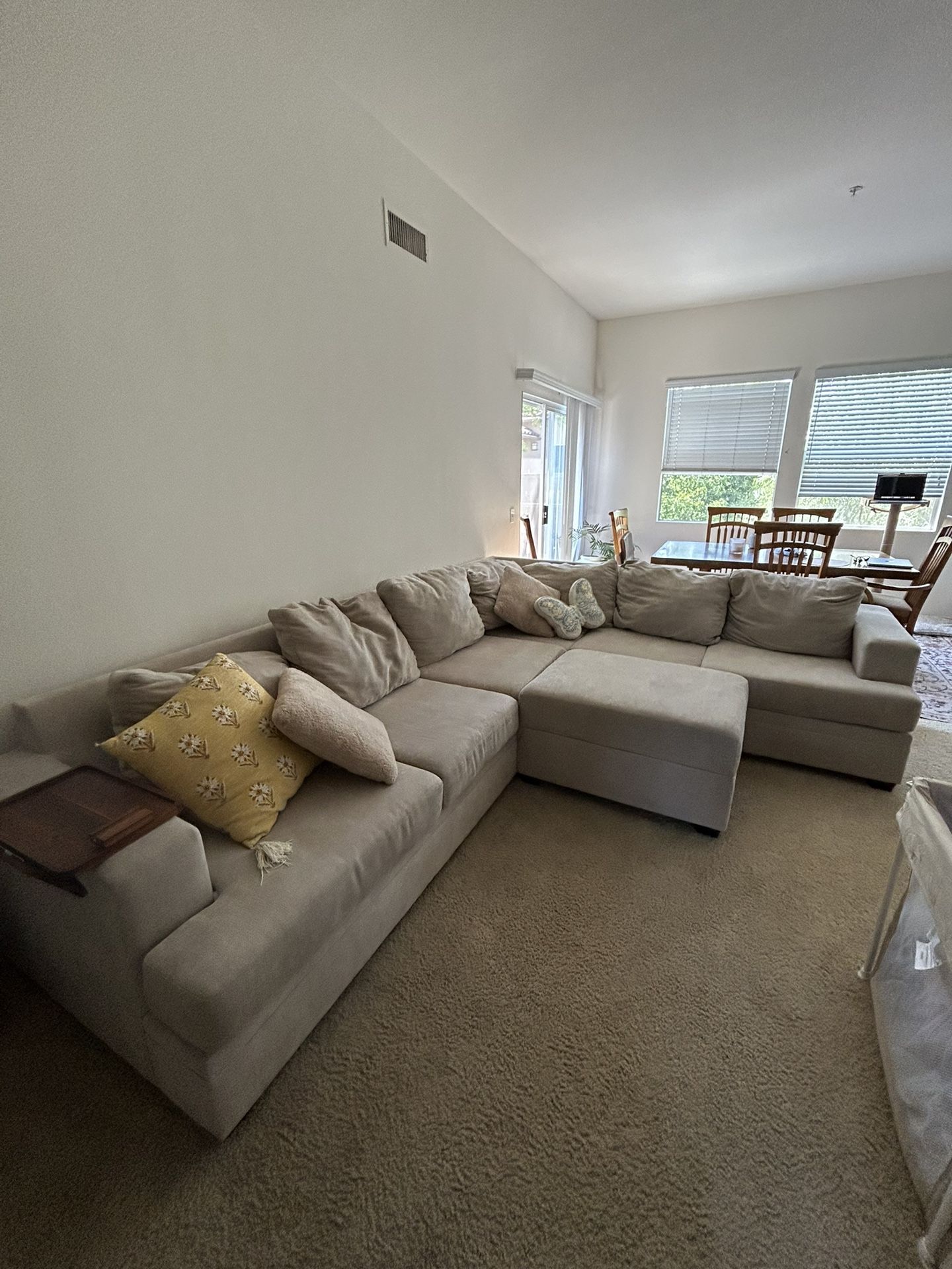 Sleeper sofa with matching Ottoman 