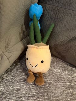Jellycat blue tulip plush