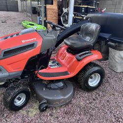 Husqvarna YTA22V46 Riding Lawn Mower – Runs Great, New Battery