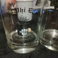 Sigma Phi Epsilon Spring Formal May 21-23 1999 Glass Cups