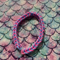 Pink And Blue Bracelet