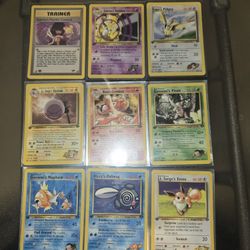 1st Edition Pokémon Cards