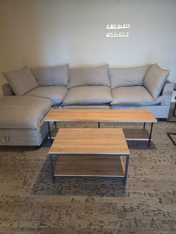 Sofa with all tables