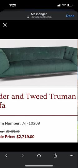 Alder and Tweed Truman Sofa