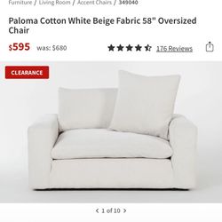 Living Spaces Paloma Oversized Chair