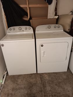 White Whirlpool Washer