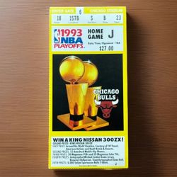 Michael Jordan "55 PT Game Highest Ever" 1993 NBA Finals Game 4 J Ticket. MINT