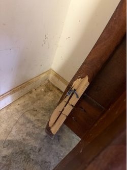 Queen Sz cherrywood bed frame only