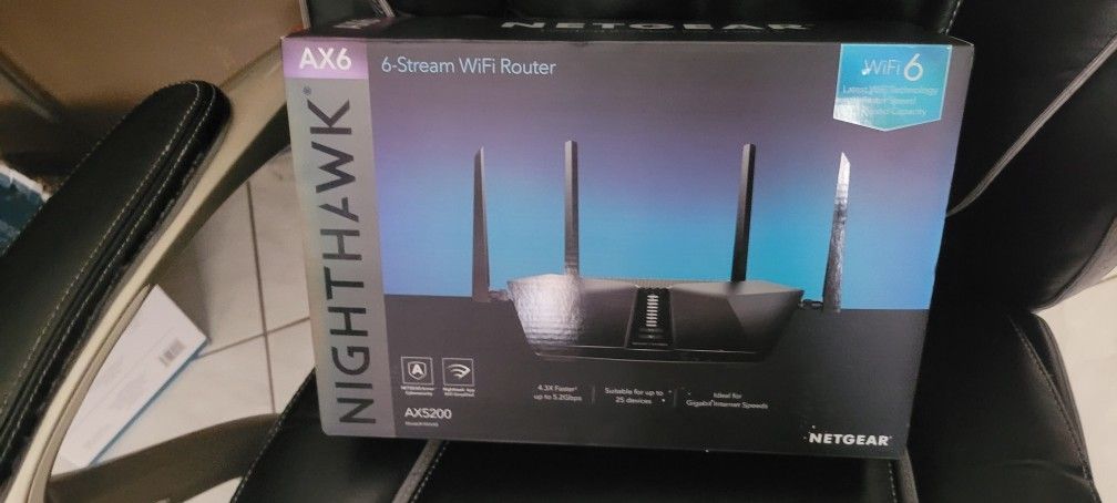 Netgear AX6 AX5200 6 Stream WiFi Router