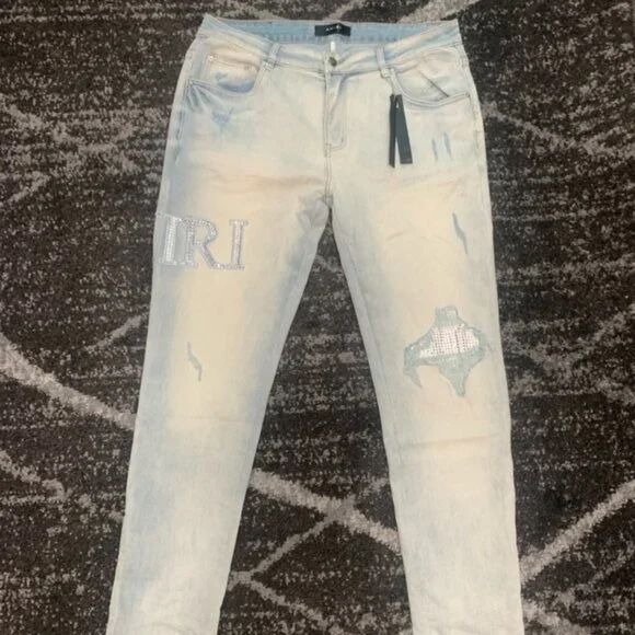 Amiri Rhinestone MX1 Jeans Men’s