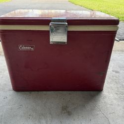 1960’s Patent Pending Vintage Coleman Cooler