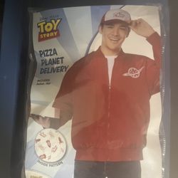 Toy Story Pizza Planet Costume Size large 