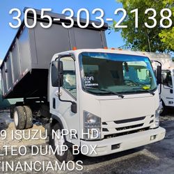 2019 ISUZU NPR HD DUMP TRUCK VOLTEO NUEVO 