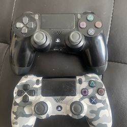 2 PS4 Remotes 