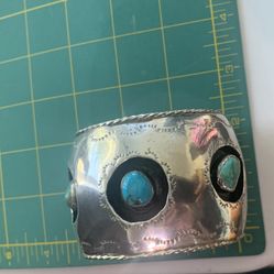 Sterling Silver Turquoise Cuff