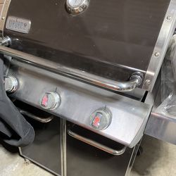 Weber Genesis Heavy Duty Propane Gas Grill BBQ Asador 3 Burners