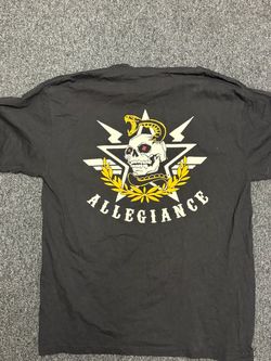 Allegiance Skull Graphic Black T-Shirt