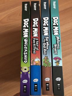 Dog Man Books (4)- Excellent Condition 