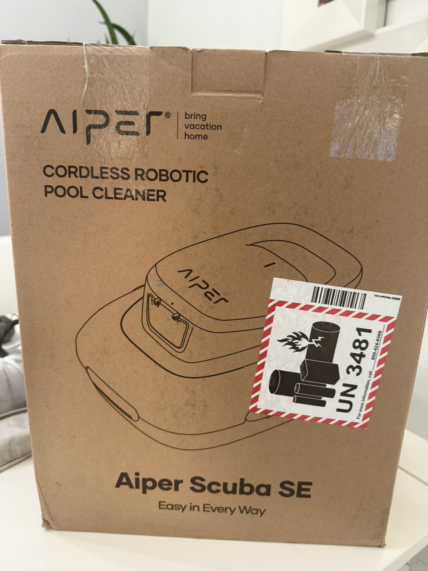 Aiper Scuba SE Cordless Robotic Pool Cleaner for Above Ground Pools (860 sq.ft)
