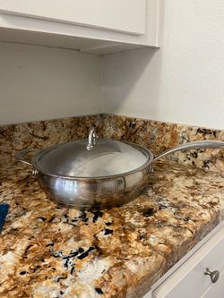 Stainless Steel Covered 10” Frying Pan - Tramontina