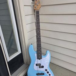 Sky Blue Jazz Bass