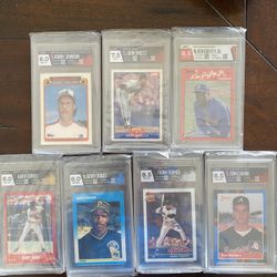 Graded Baseball Cards Griffey, Smoltz, Johnson, Bonds, Thomas