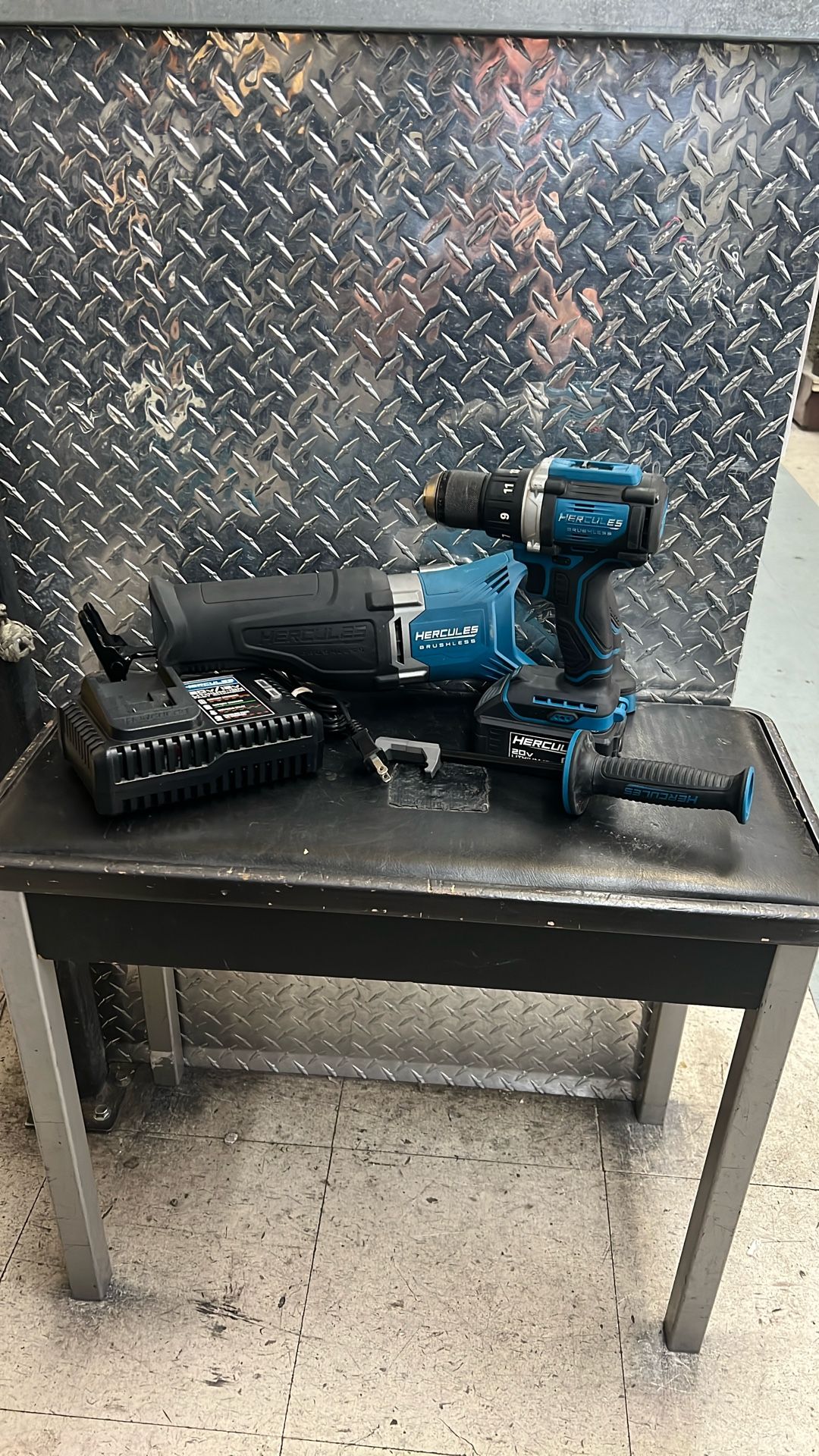 Hercules 20v Brushless 2 Tool Combo Drill Sawzall Kit