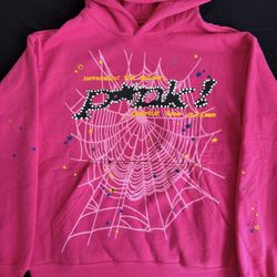 Pink Sp5der Hoodie 