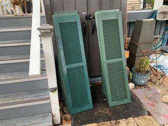 Green shutters