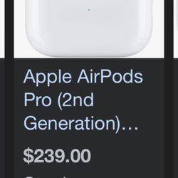 Apple AirPods Second Generation Wireless Charging Case New