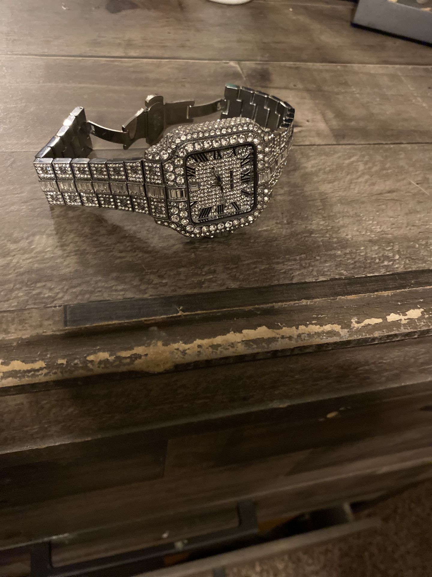 CARTIER MOSSANITE WATCH