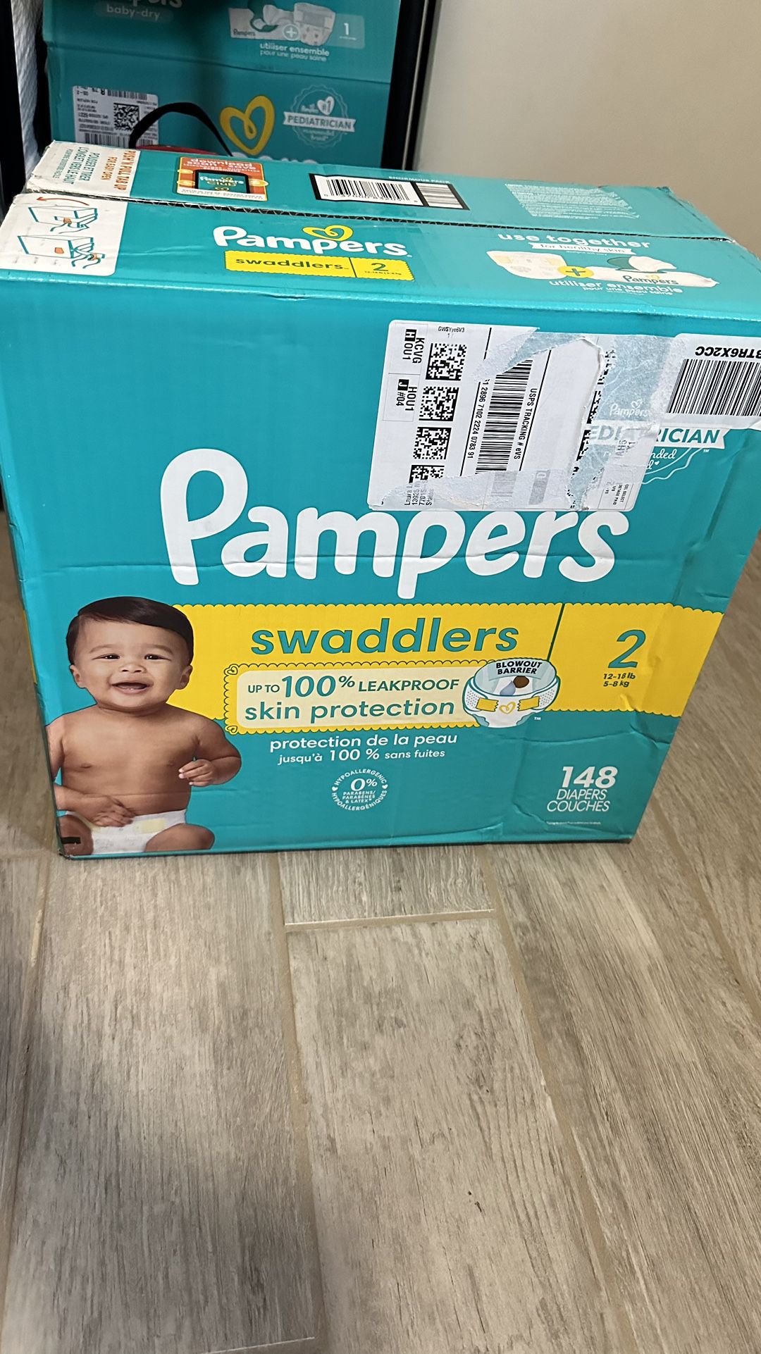 Pampers Swaddlers Diaper Size 2 148 Count