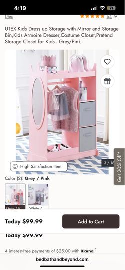 Dress up storage