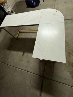 Reversible L Shaped Desk White