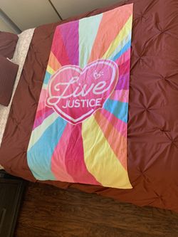 Justice beach towel/ shower towel. Xtra large and dries well! $10 New I have 5