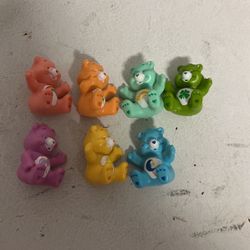 7 Care Bear Small Figures