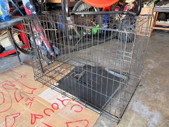 LARGE DOG METAL CRATE